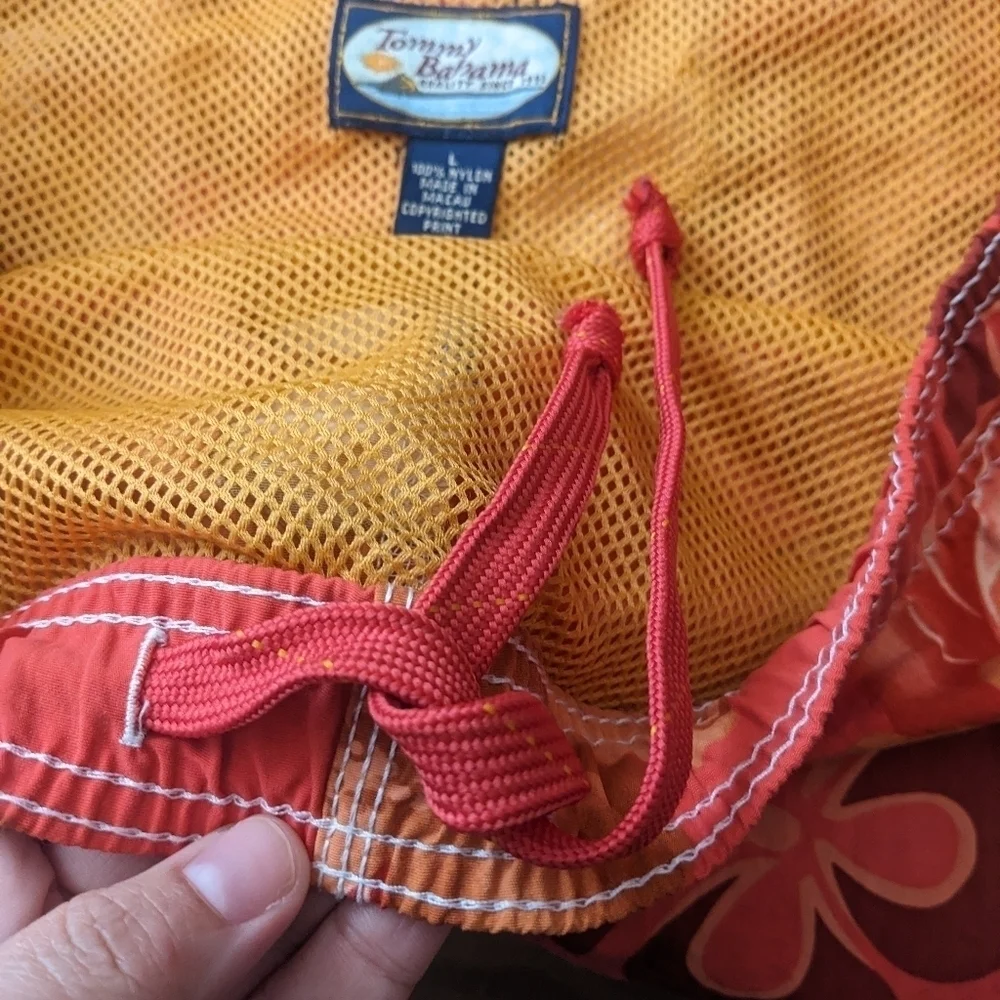 Men's TOMMY BAHAMA Tropical Hawaiian Print Swim Trunks
